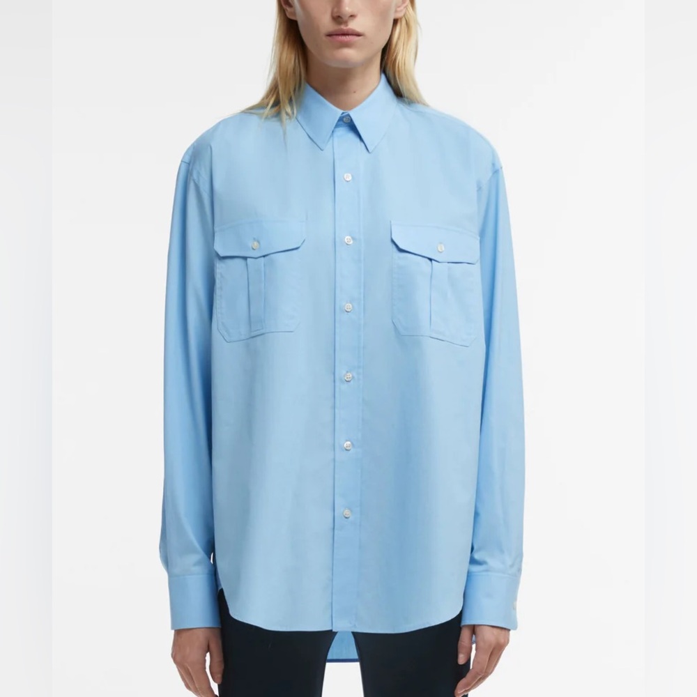 Wardrobe.nyc buttondown shirt blue sz M